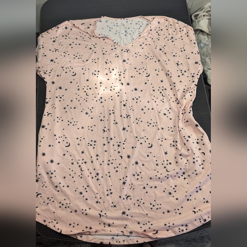 Nightgown with pockets, 2X